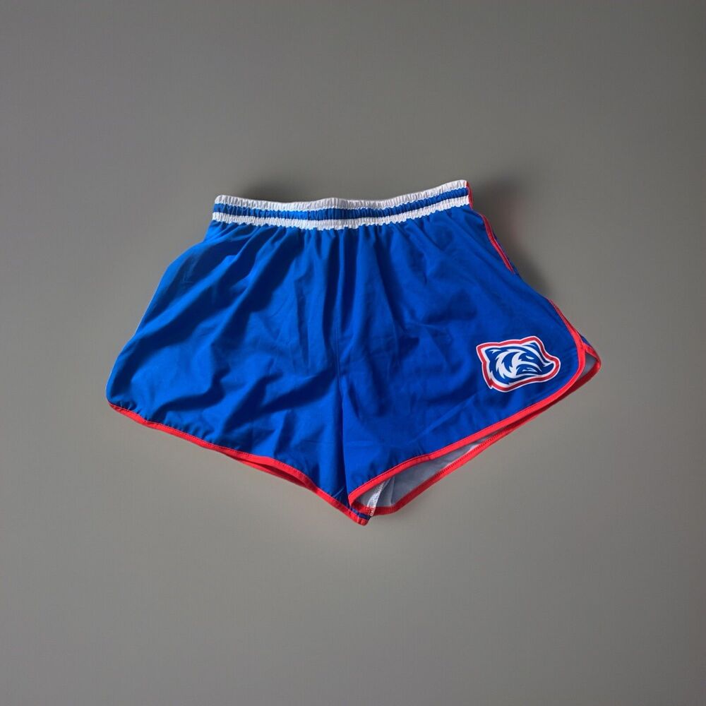 Badgers Running Short Mesh Liner large Blue red badger yoga summer beach